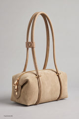 Echtleder Handtasche, beige