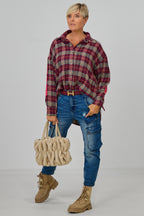 Cargo Jeans mit großen Taschen, denim blue