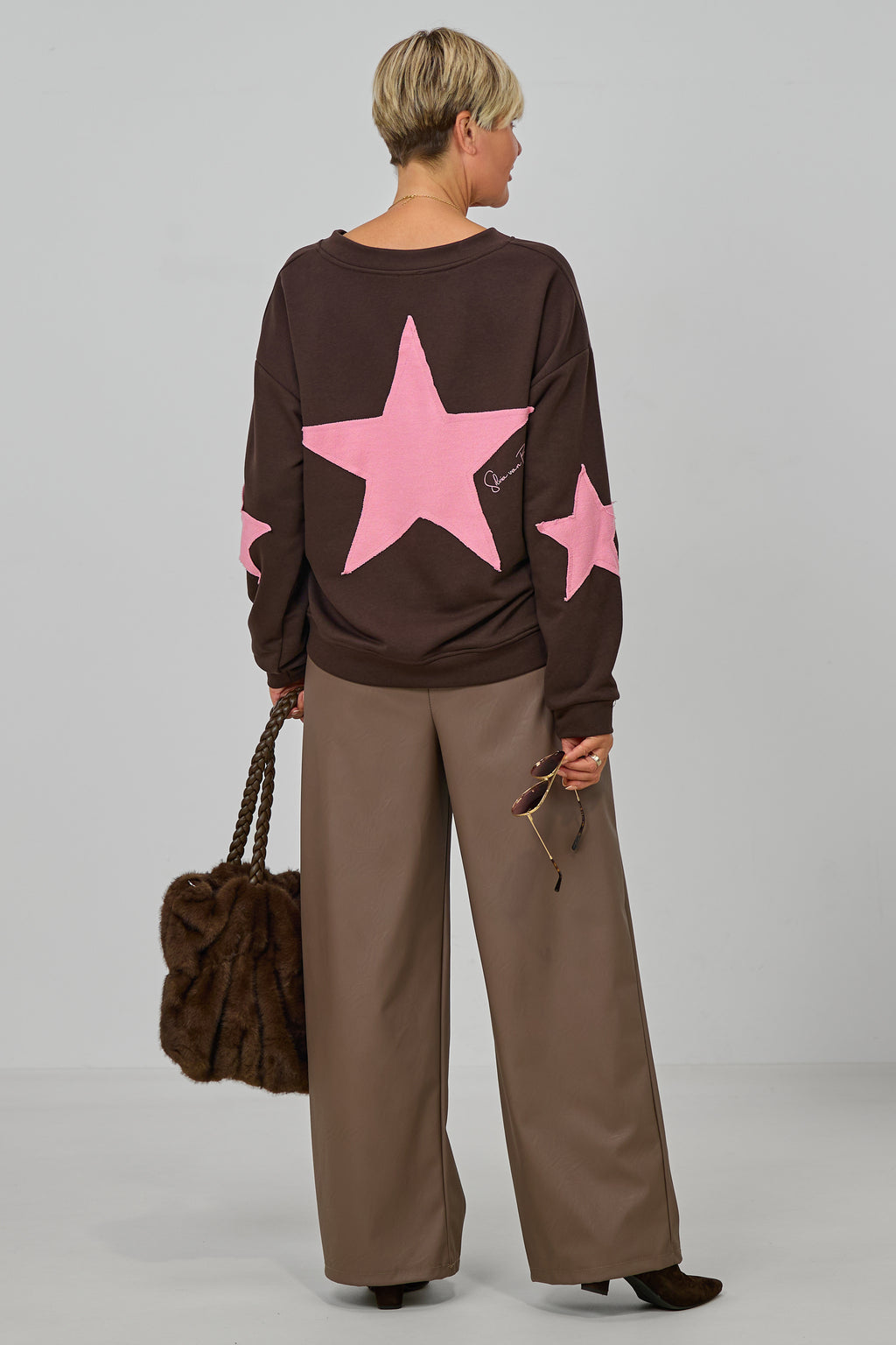 Sweaty STAR by Silvia van Beekum, schokobraun