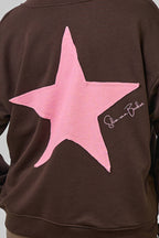 Sweaty STAR by Silvia van Beekum, schokobraun