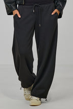 Kuschelige Freizeithose, schwarz