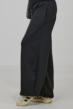 Kuschelige Freizeithose, schwarz