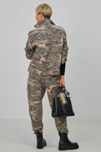 Hemdjacke Camouflage, khaki-beige-grau
