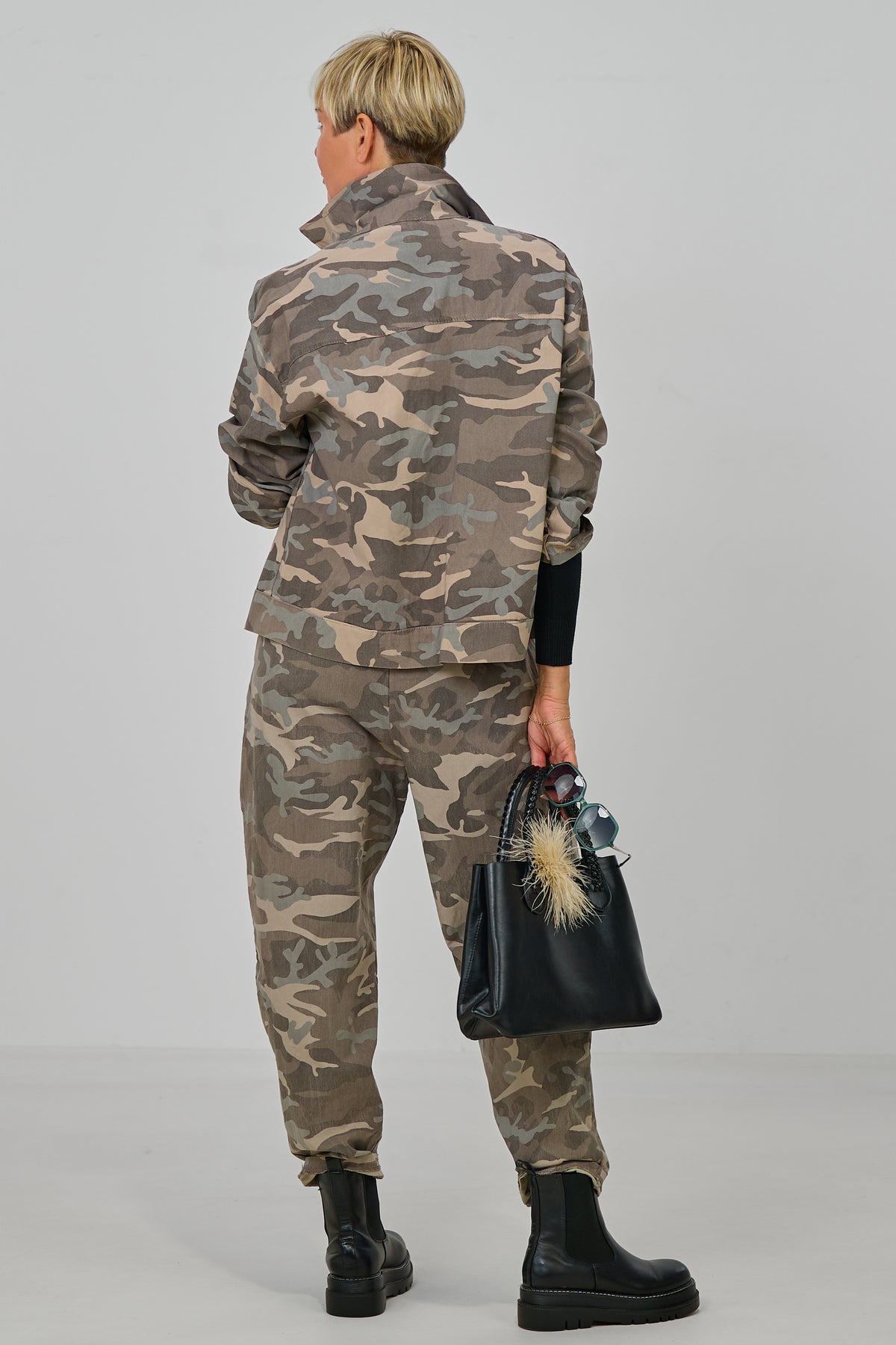 Hemdjacke Camouflage, khaki-beige-grau