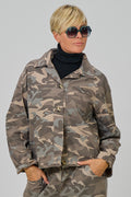 Hemdjacke Camouflage, khaki-beige-grau