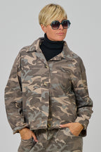 Hemdjacke Camouflage, khaki-beige-grau