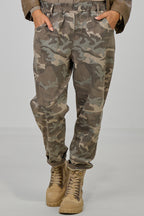 Hose Camouflage, khaki-beige-grau