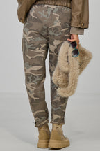 Hose Camouflage, khaki-beige-grau