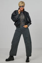Jeans im leichten Balloon-Style, grau