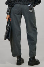 Jeans im leichten Balloon-Style, grau