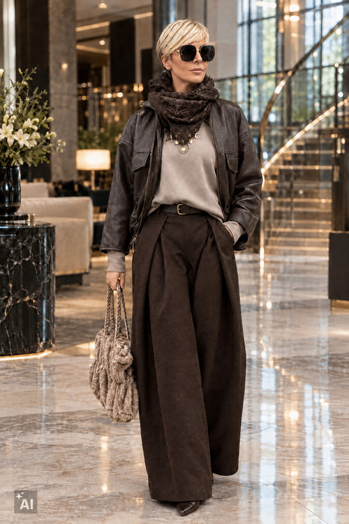 Sweaty "VB" by Silvia van Beekum, taupe
