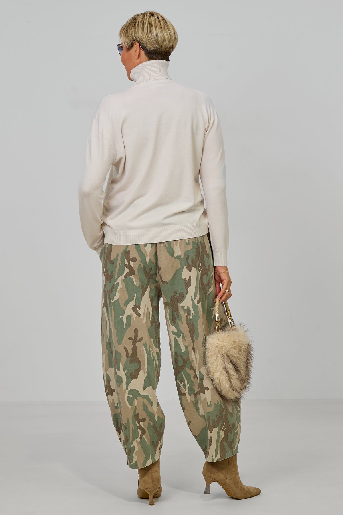 Rollkragen Pulli "Senora", creme