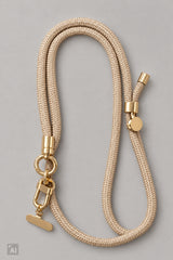 Handykette/Handykordel, goldfarben