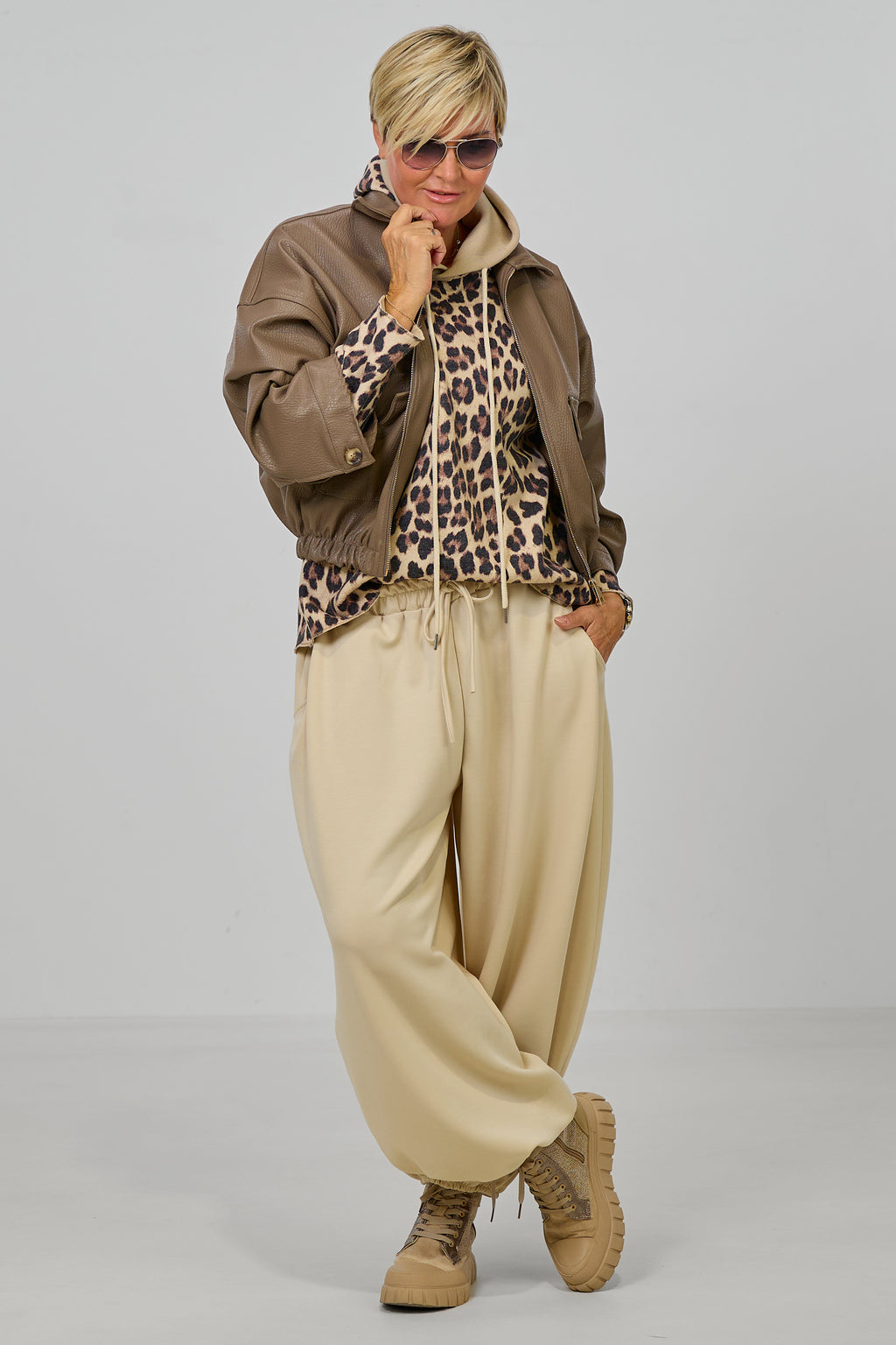 Cozy Pumphose, beige