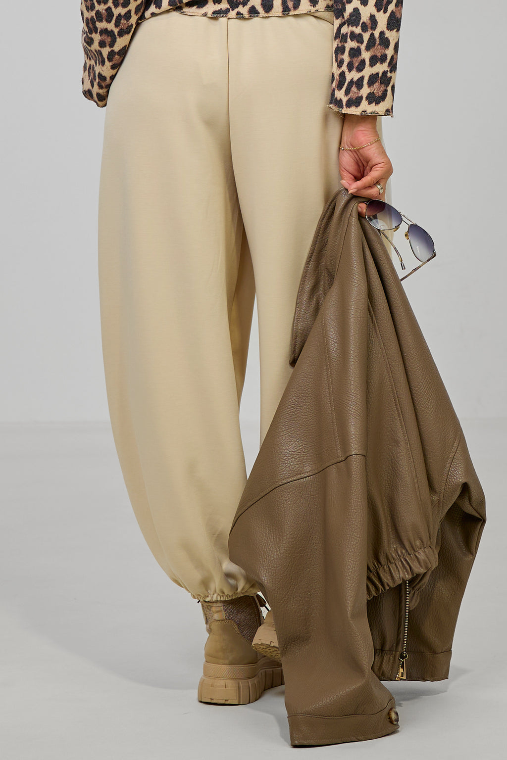 Cozy Pumphose, beige
