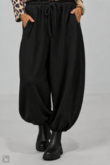 Cozy Pumphose, schwarz
