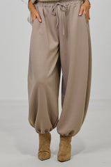 Cozy Pumphose, taupe