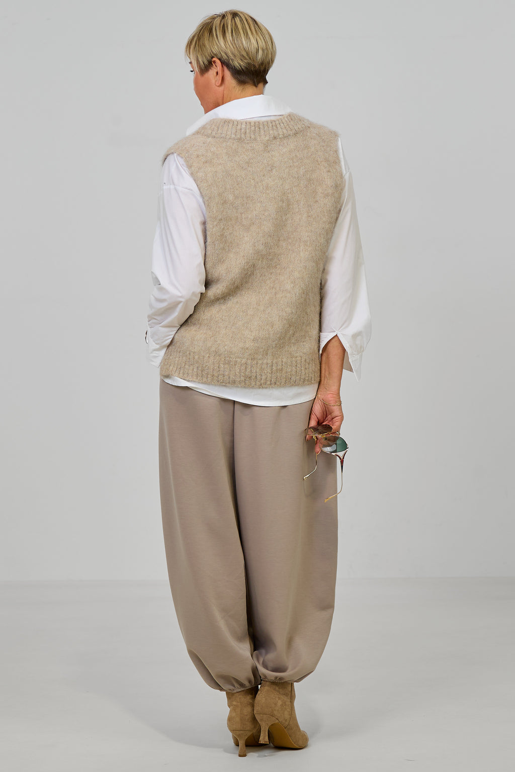 Cozy Pumphose, taupe