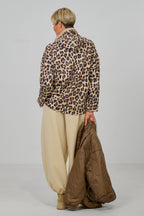 Leo-Hoodie, leo-beige-braun