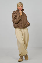 Steppjacke/Blouson, hellbraun