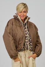Steppjacke/Blouson, hellbraun