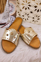 Sommer Pantolette, gold