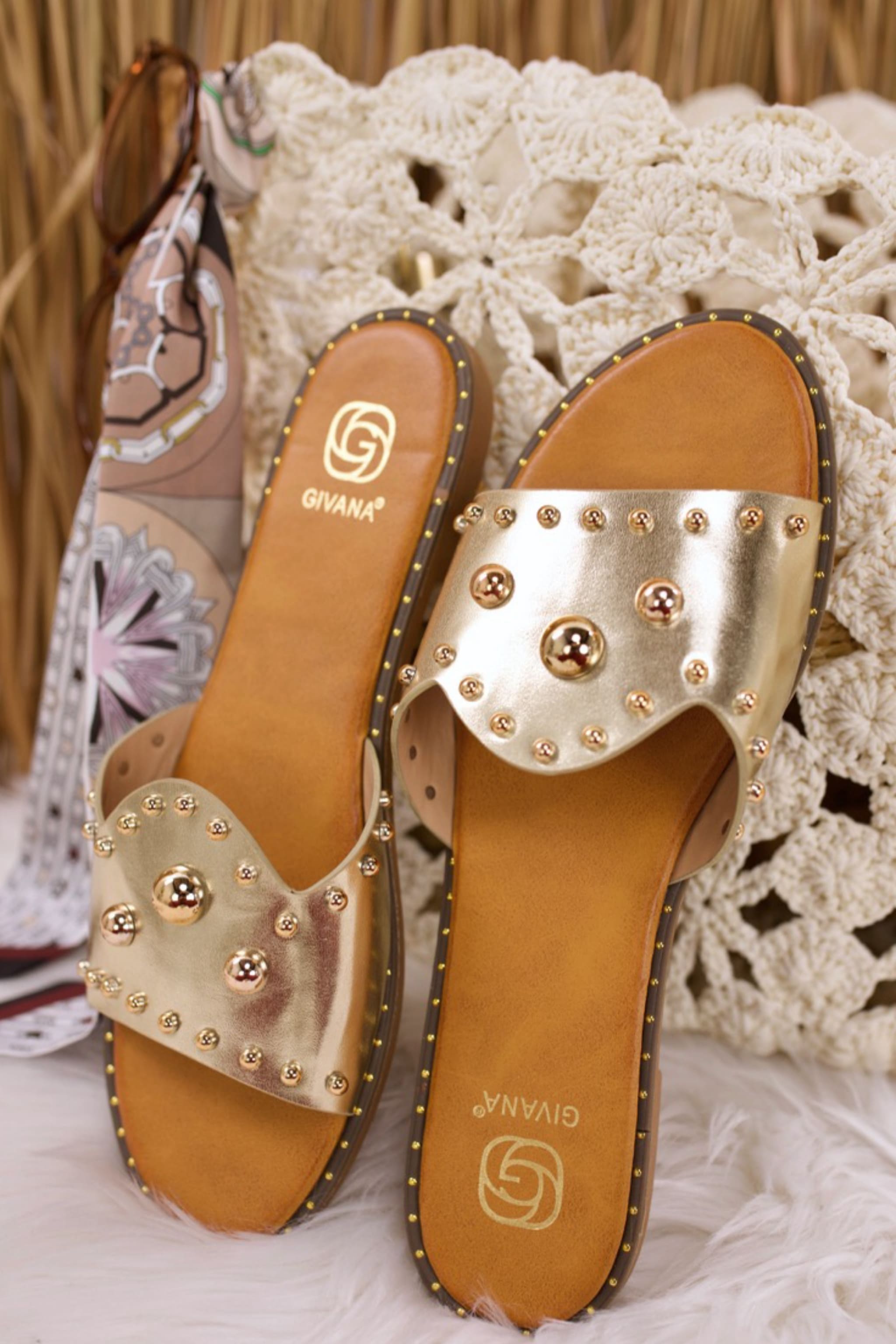 Sommer Pantolette, gold