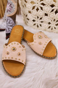 Sommer Pantolette, beige-gold