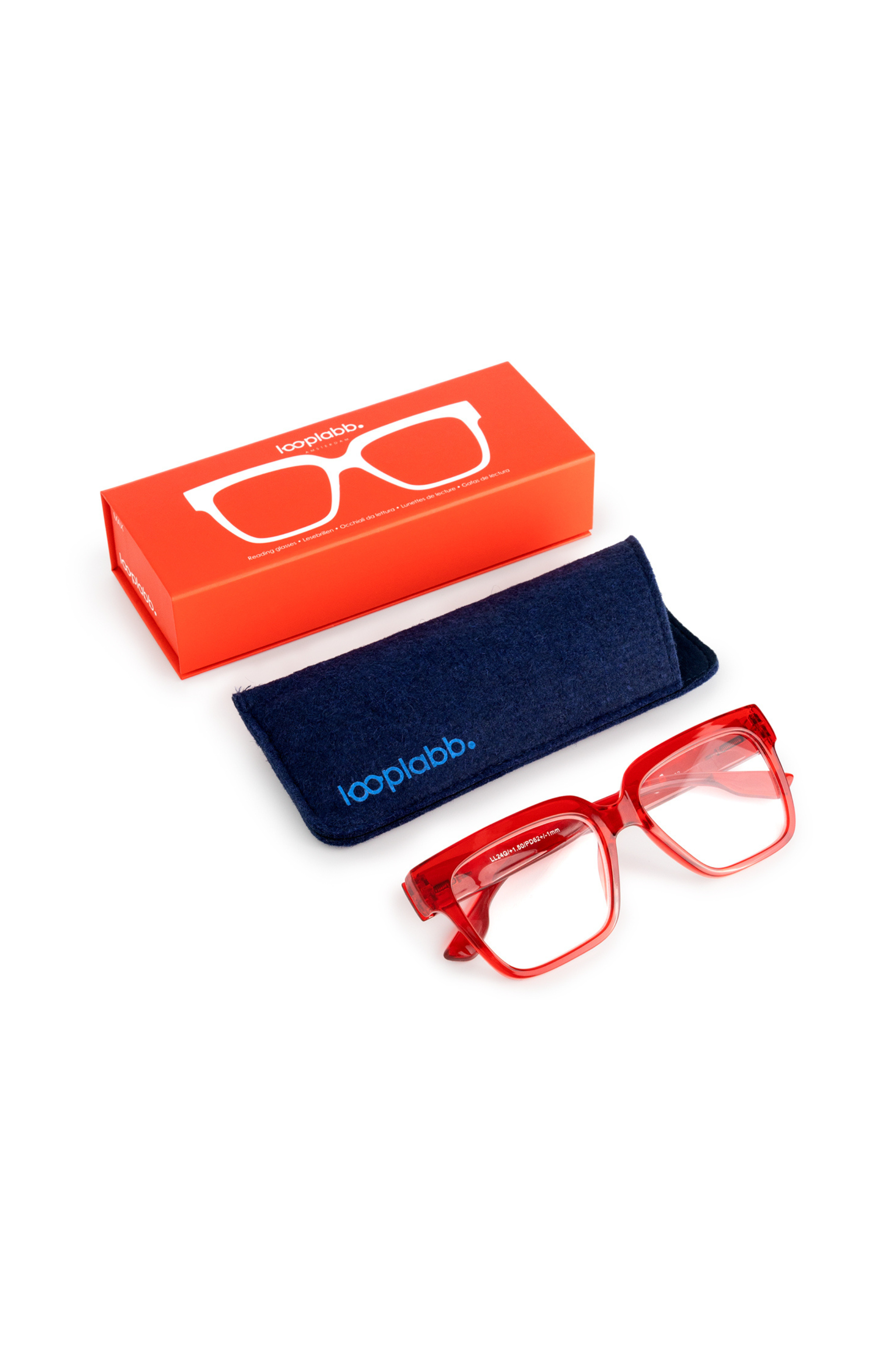 Looplabb Lesebrille "Max" in rot bei Trends & Lifestyle Deutschland GmbH