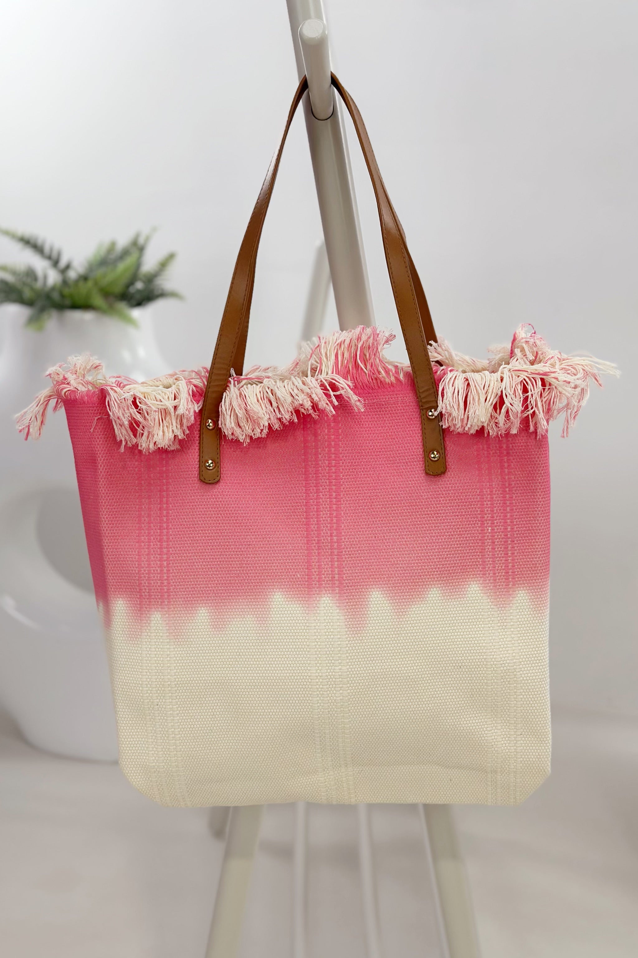 Strandtasche SUMMER, pink-creme