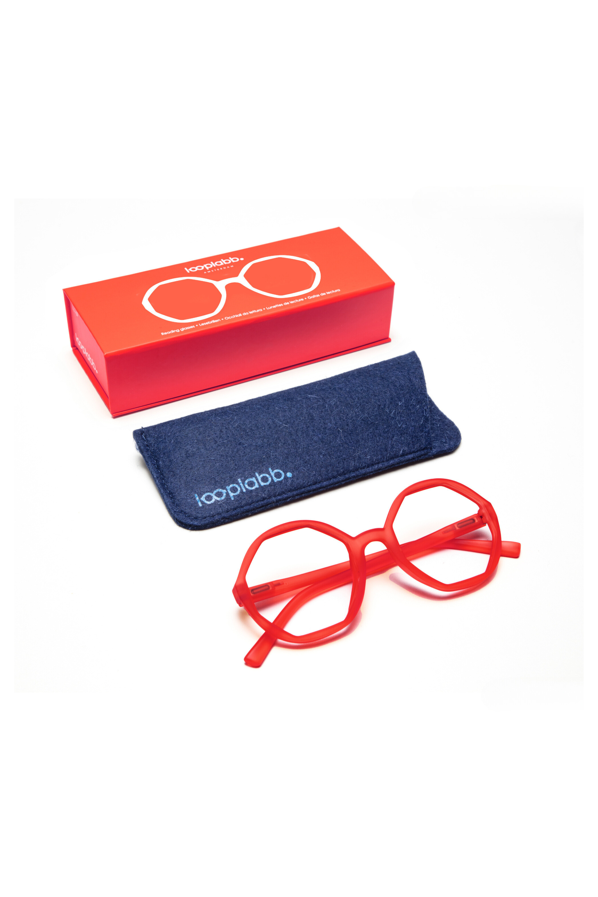 Looplabb Lesebrille "Lolita" in rot bei Trends & Lifestyle Deutschland GmbH