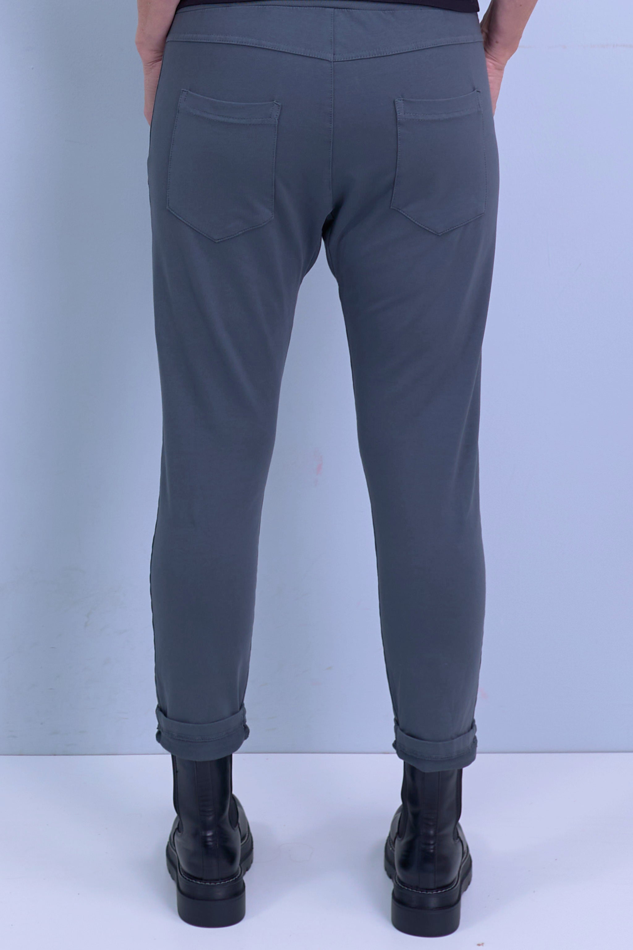 Jog pants with large pockets anthracite