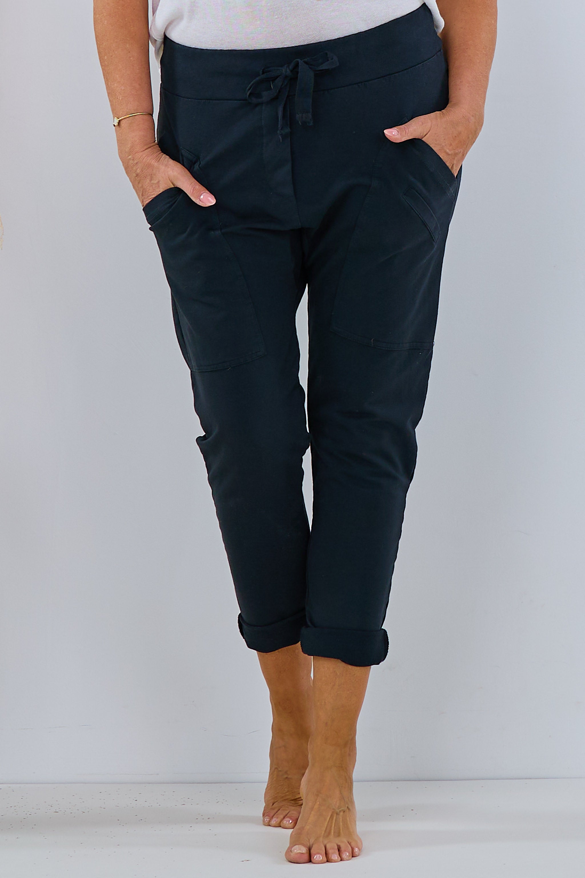 Damen basic Joggpants schwarz Trends & Lifestyle 