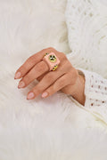 Statement Ring, rosa-gold